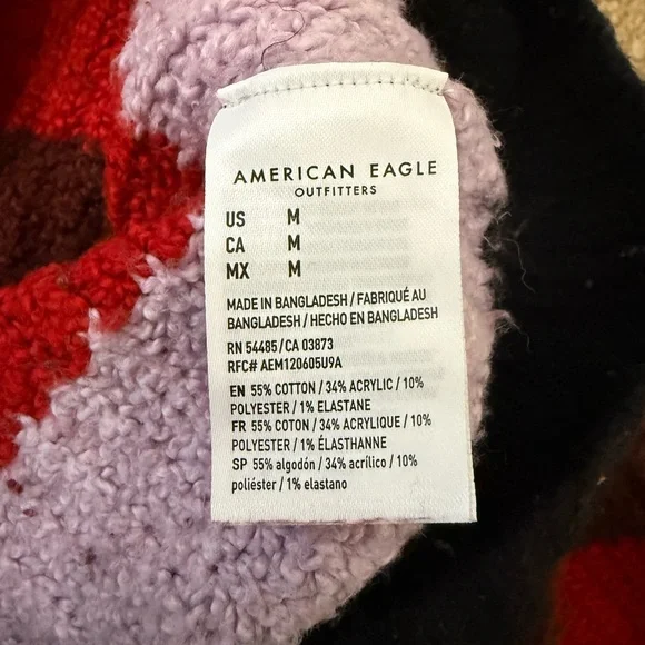 American Eagle Woman's Knit Stripped Sweater - Medium - Picture 4 of 4